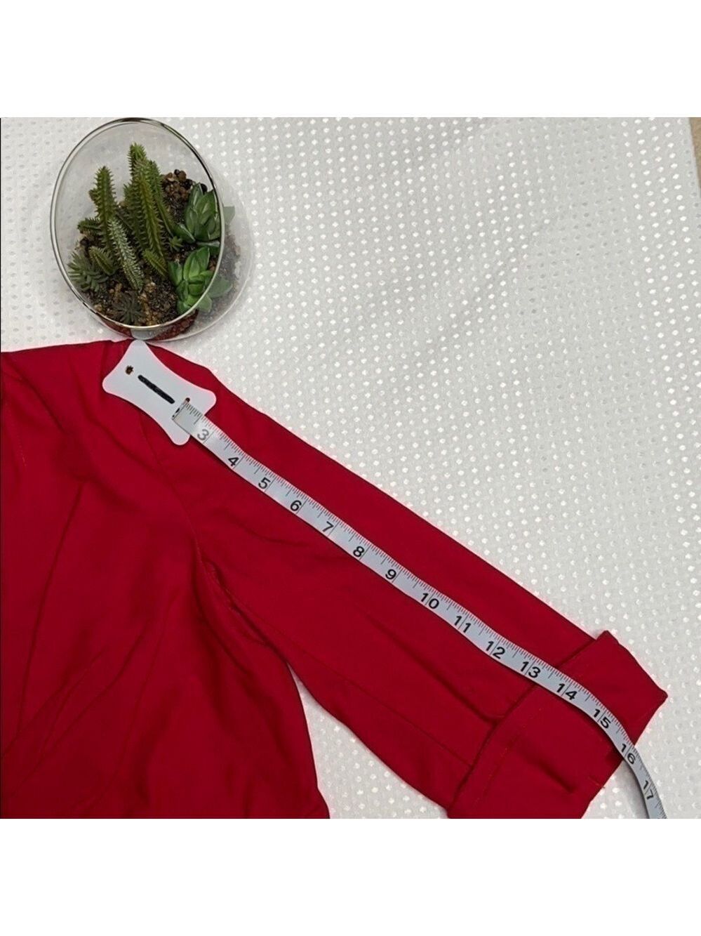 BRACHA - Red Front Zip Jacket - Picture 6 of 8